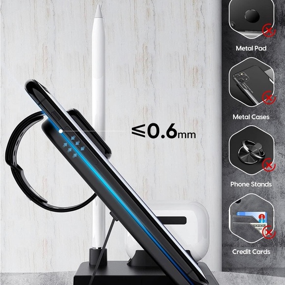 4 in 1 Wireless Charging Station, Fast Charging Dock Stand for Watch Series - Picture 7 of 8